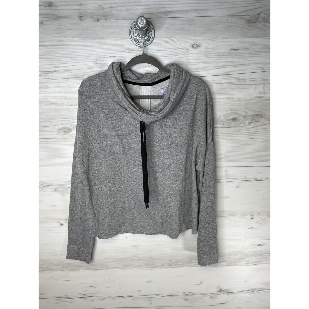 Tek Gear‎ On-The-Go Sweatshirt Womens Large Gray Cowl Neck Pullover Heather Soft